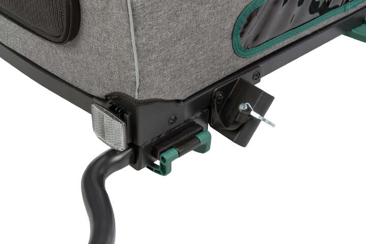 TRIXIE Fahrradanhänger mit Rampe